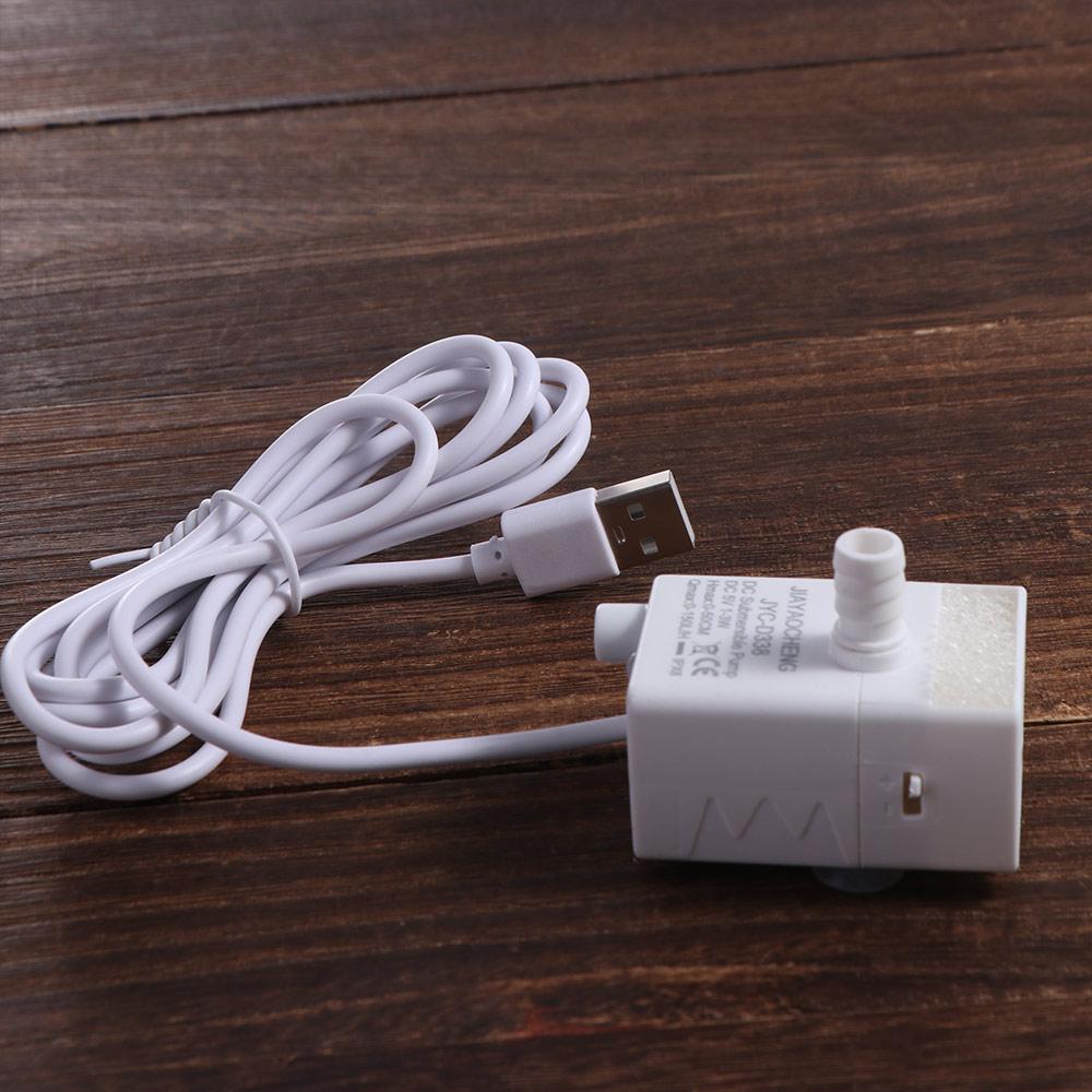 Water Pump Submersible Mini - Ultra-quiet Pet Water Dispenser Pump LED