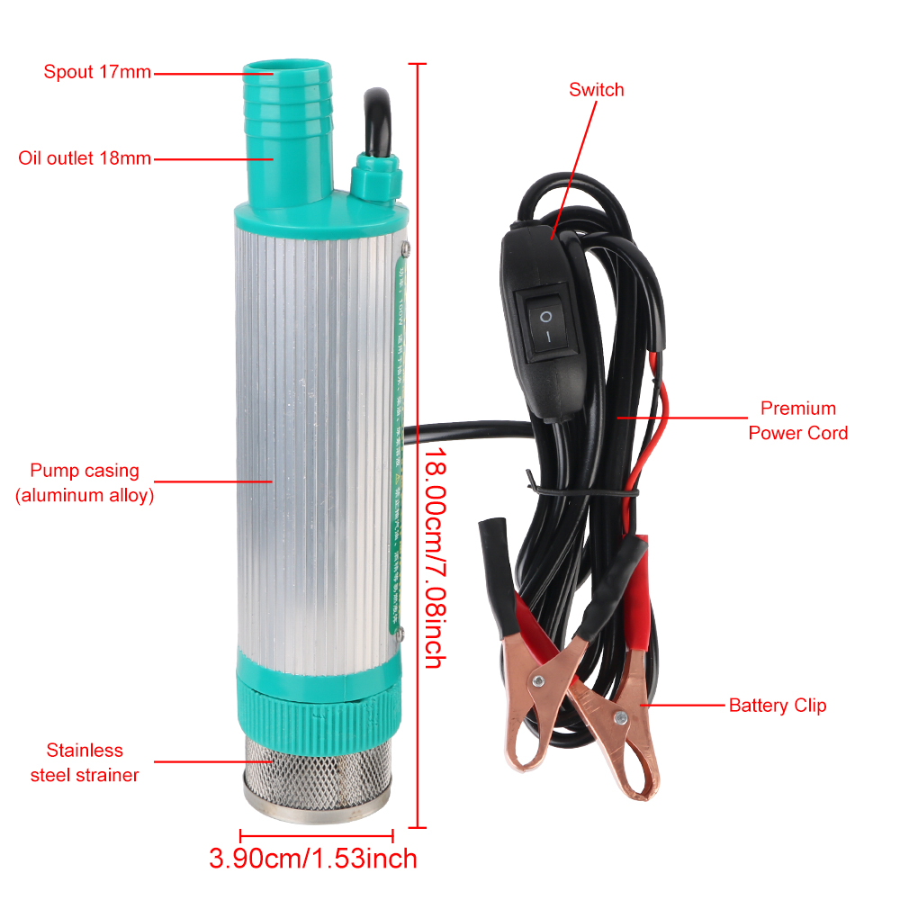 12V 30L/min Aluminum Alloy She - Water Pump Submersible Mini ulasan dan harga