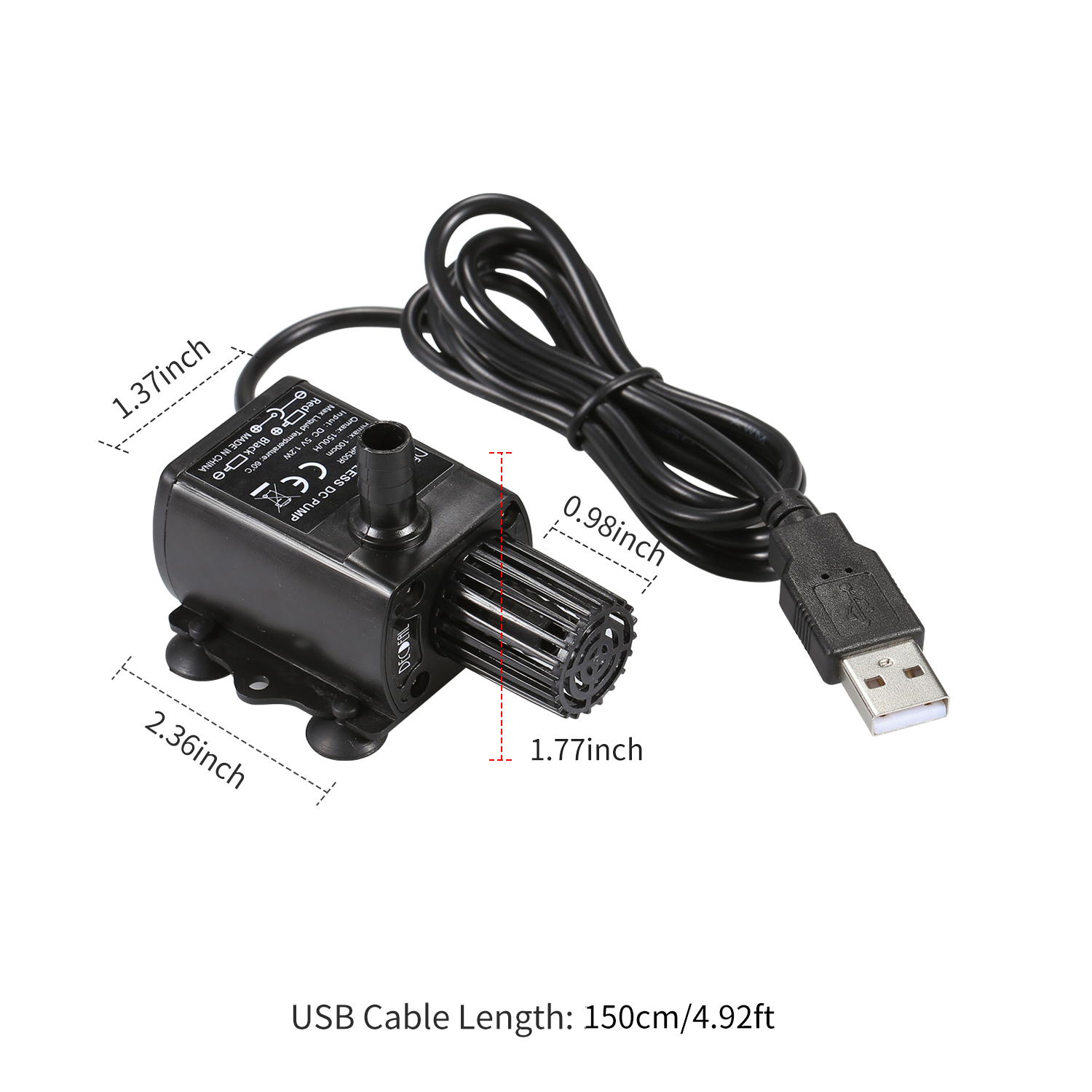 DECDEAL USB Water Pump with St - Water Pump Submersible Mini ulasan dan harga