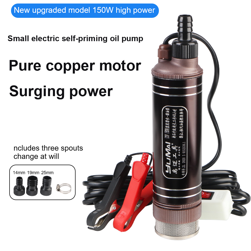 High Power Self-priming Oil Pu - Water Pump Submersible Mini ulasan dan harga