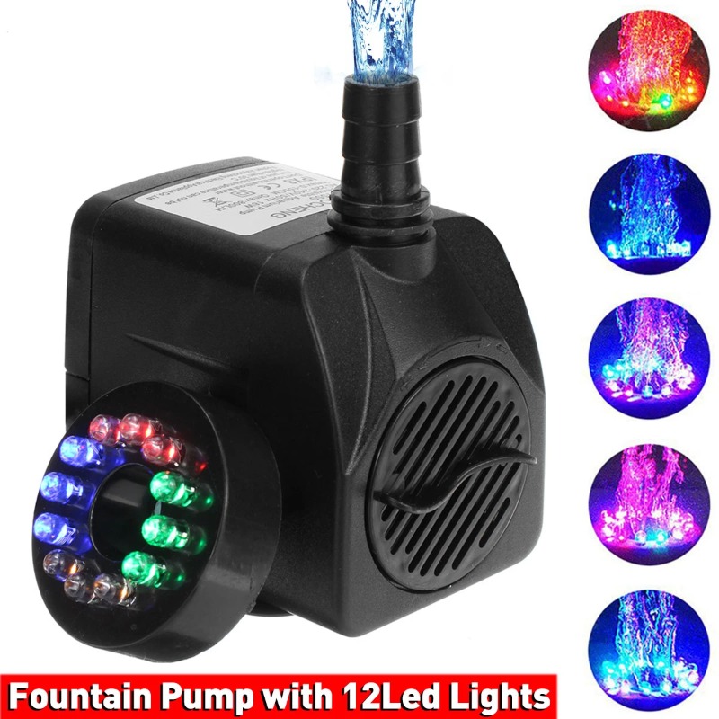 16W LED Light Fountain Pump Fi - Water Pump Submersible Mini ulasan dan harga