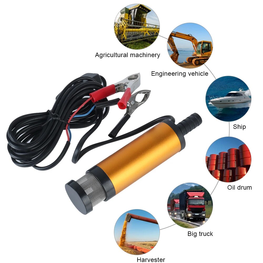 Car Electric Oil Pump Aluminum - Water Pump Submersible Mini ulasan dan harga