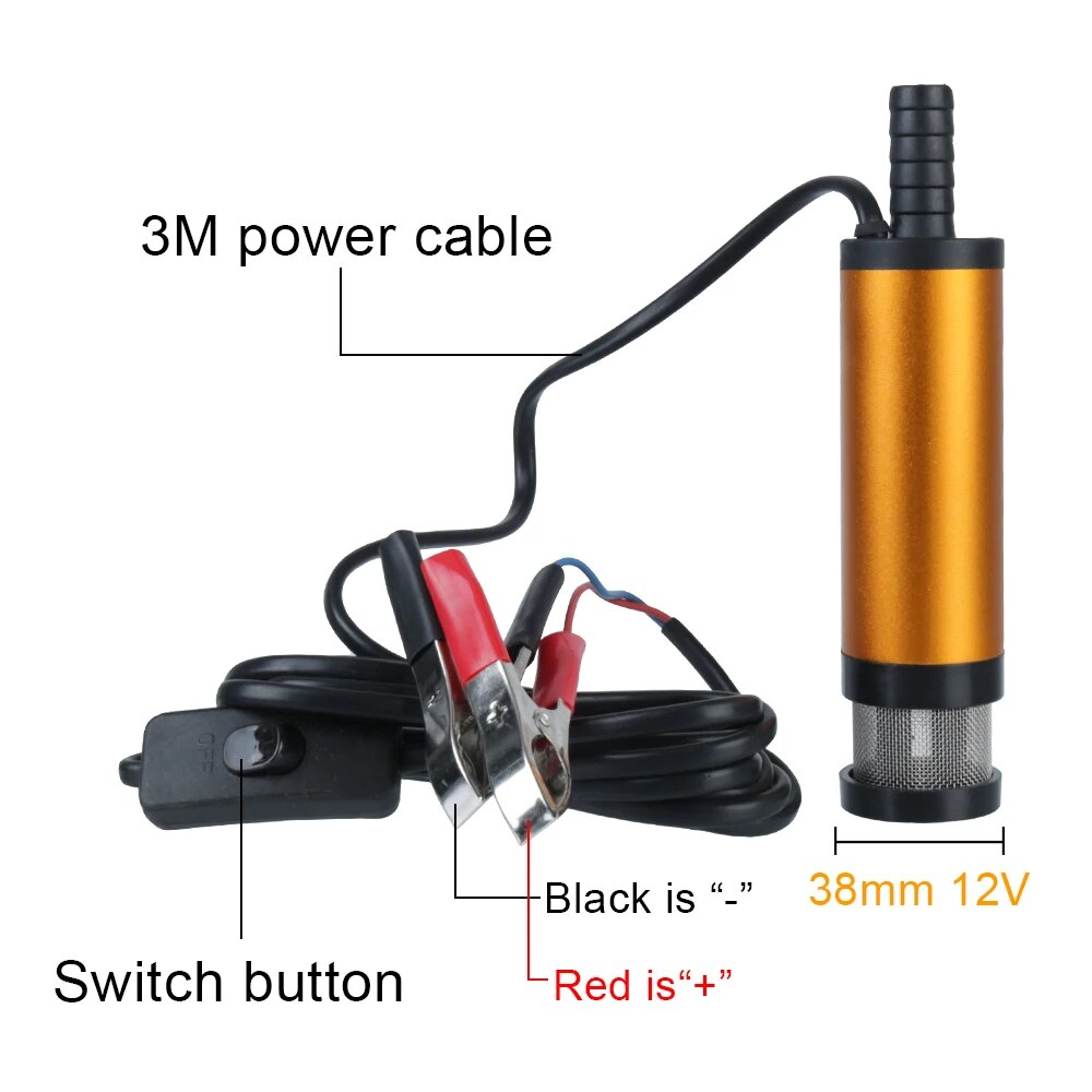 Car Electric Oil Pump Aluminum - Water Pump Submersible Mini ulasan dan harga