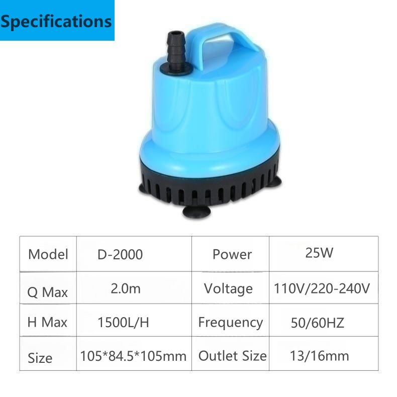 JUYANG Low Noise Small Bottom  - Water Pump Submersible Mini ulasan dan harga